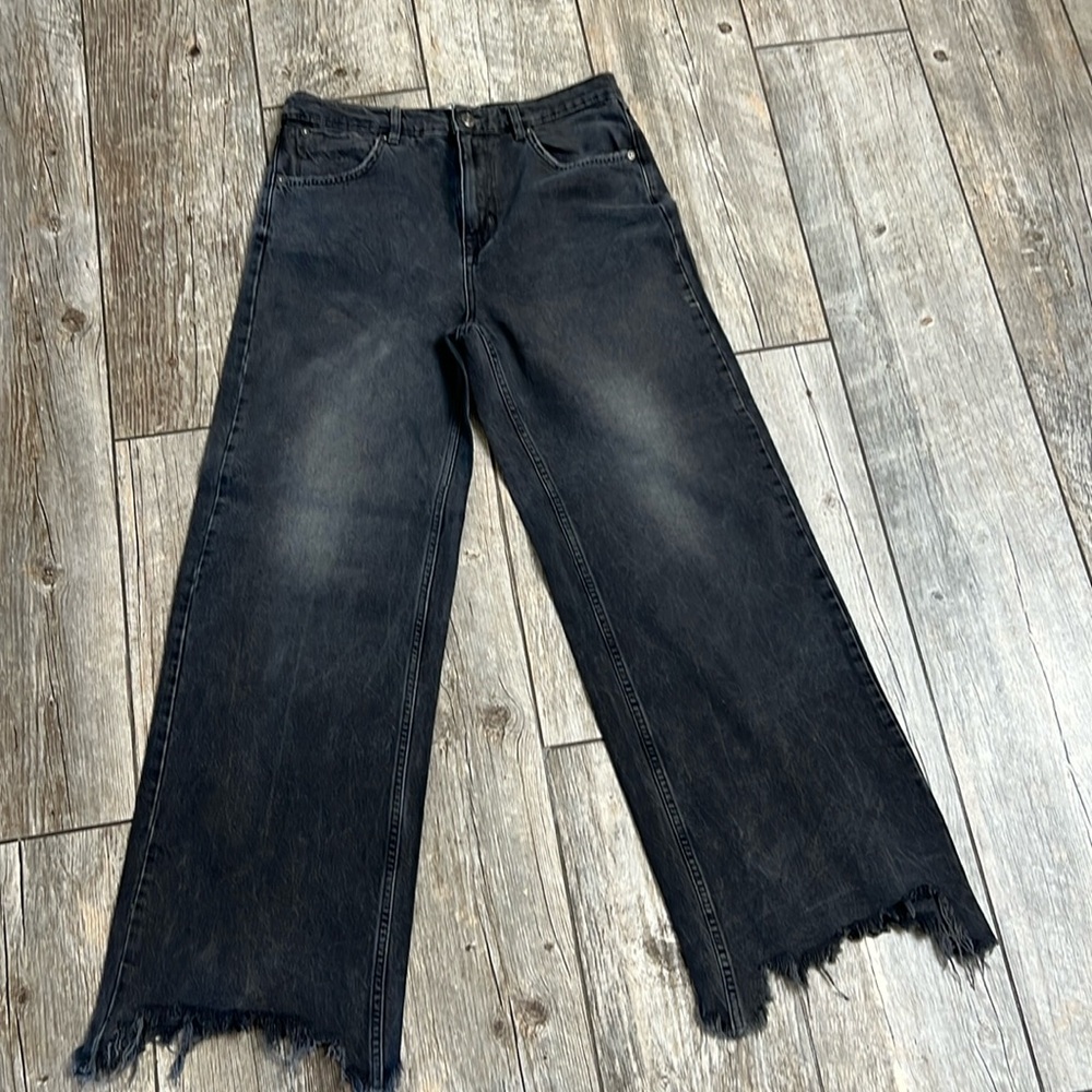 Free People wide leg jeans